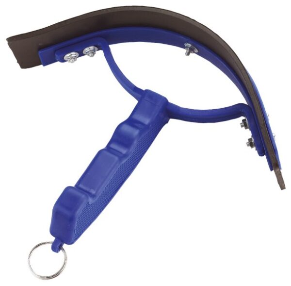 Couteau de chaleur courbé PVC - bleu