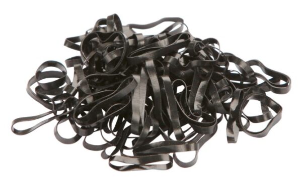 Élastiques à crinière en silicone - 450 pcs